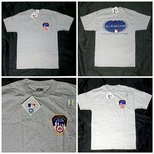MLB NYFD New York Yankees Allstar Game  Majestic Tshirt Mens Sz M 2008 Gray NWT